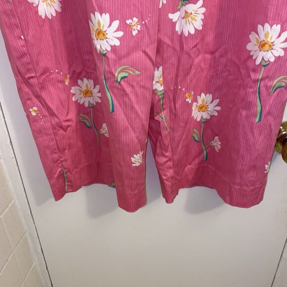 Alfred Dunner Capri Pants Pink Floral Baggy Plus Size 18 Plus - Picture 5 of 9